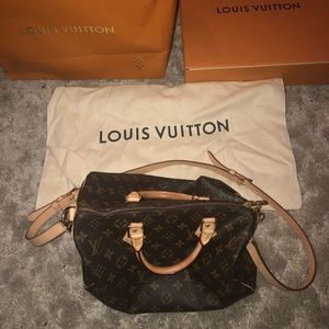 LOUIS VUITTON SPEEDY BANDOULIERE MONOGRAM 30